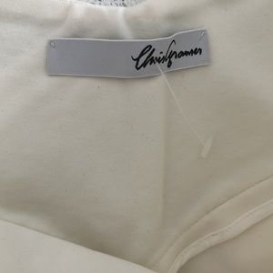 White shorts - rayon|nylon|spandex. Size - S-M